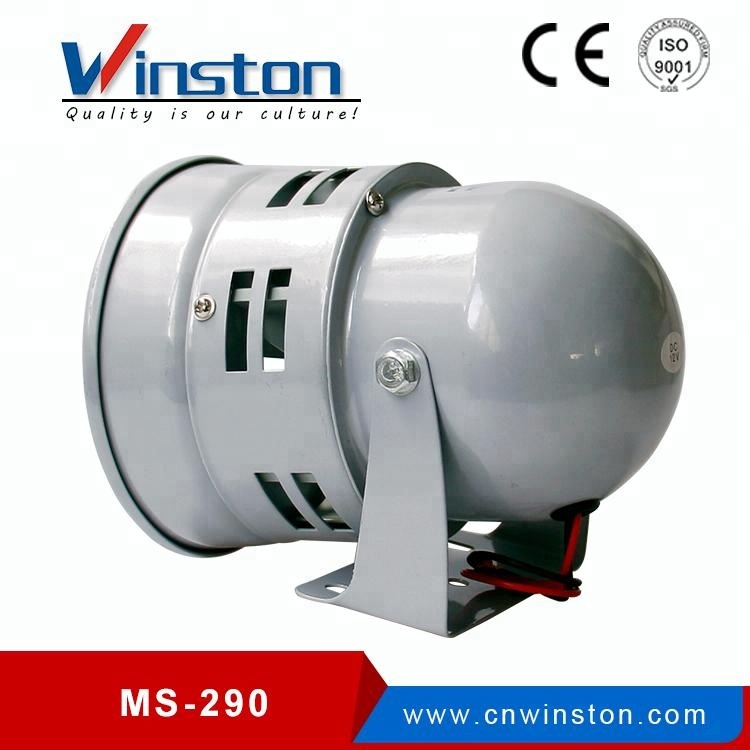 Manufacturer MS-290 Motor DC24V AC110V AC 220V 110db Alarm Siren 12V