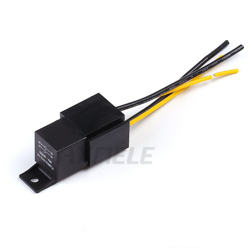 1Pcs/set Automotive Relay 12V 80A 4Pin 5Pin wide Pin SPDT Car automotive relay with relay socket for Car modification