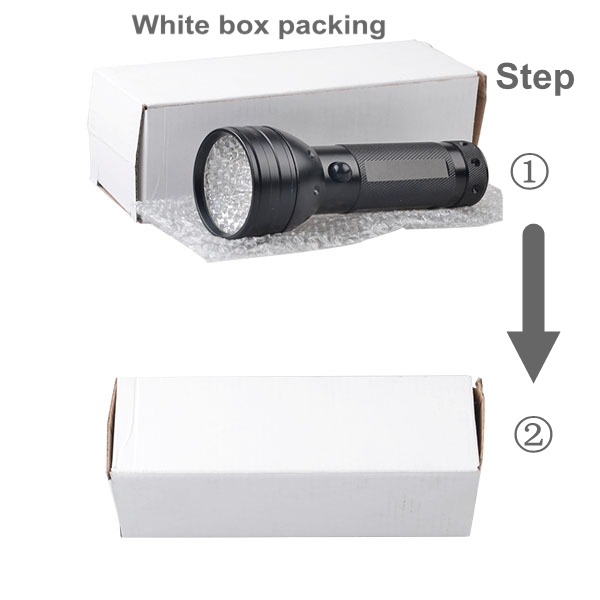UV blacklight flashlight 51 LED 395nm ultra violet inspection scorpion hunter flashlight