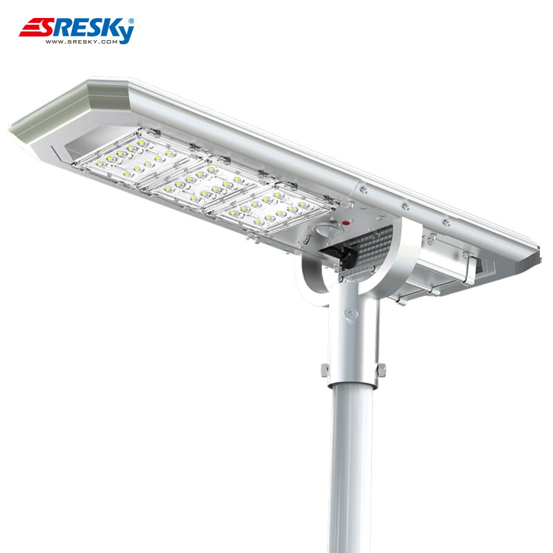 High quality 30W-100W All in one solar lampara street light sidewalk