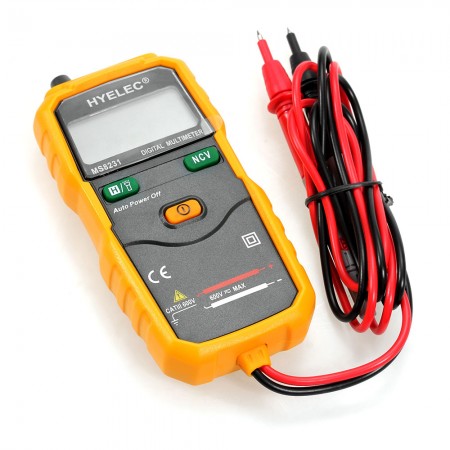HYELEC MS8231 Pocket Size 2000 Counts Mini Auto Digital Multimeter with Non Contact Voltage Detector
