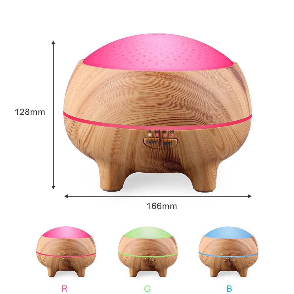 Rainbow Essential Oil Diffuser 7 colors 400 ml Cool Mist Aroma Humidifier for Aromatherapy support OEM Ultrasonic Wholesaler