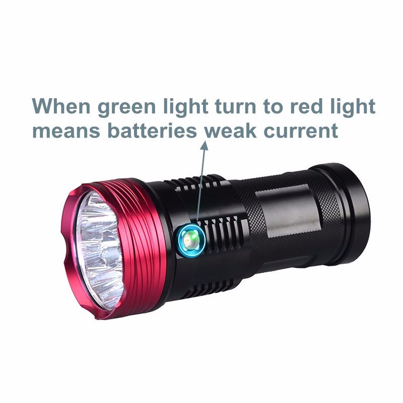 Heavy Duty Rechargeable Flashlight Most Powerful Emergency Torch Light