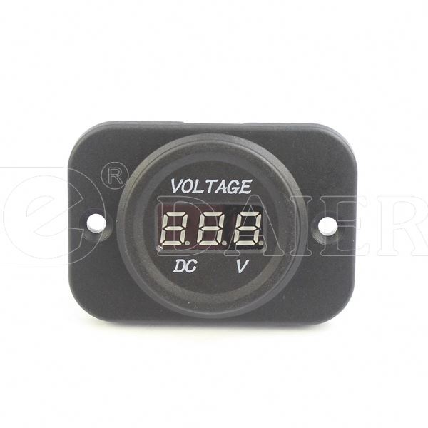 Best offer of Car/Motorcycle 12V Digital Panel Voltmeter Power Socket