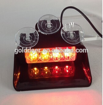 High Intensity Windshield Strobe Led Lights with Suction Cups (4T-V)