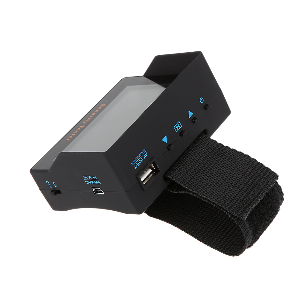Surveillance Audio Video Input 3.5 TFT Color LED Portable Test Monitor CCTV Camera Security Tester