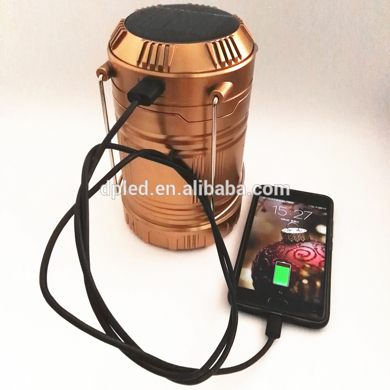 Solar powered led lantern light with torch light