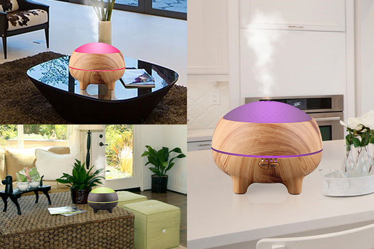 Electrical household kitchen application supplier Hidly supply ultrasonic aroma essential oil diffuser with led night light