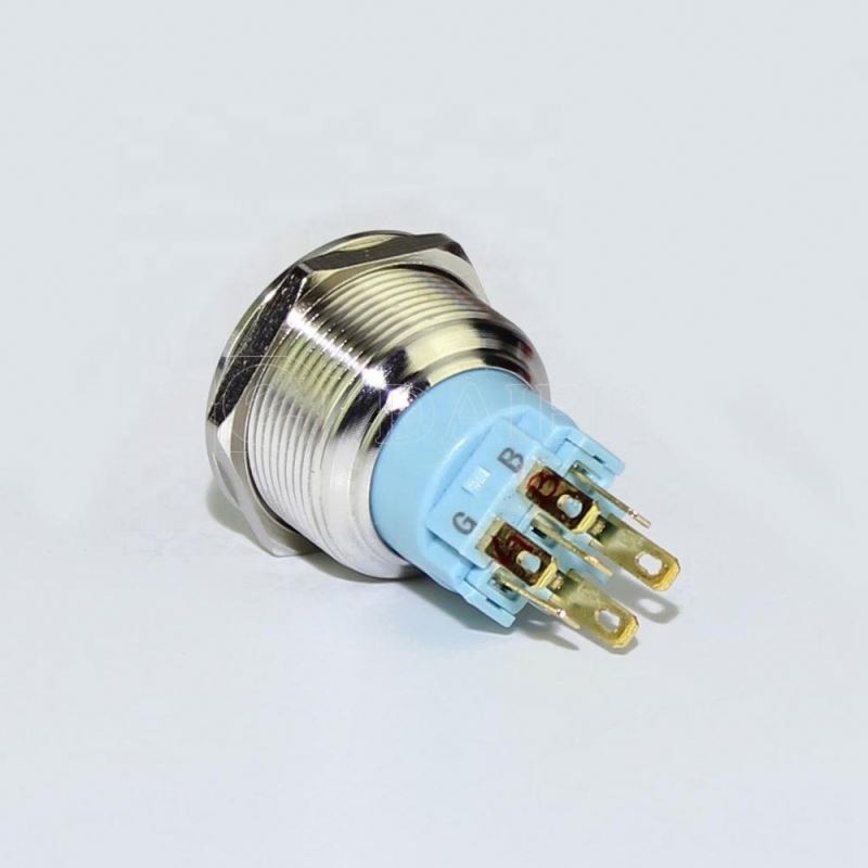 Metal Touch 22mm Dual LED E-Stop Electrical Push Button Switches