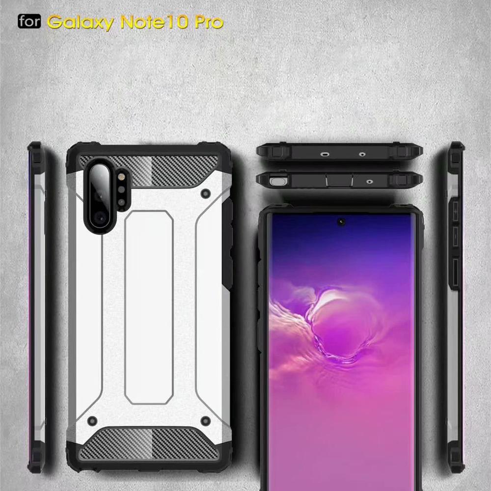 PC+TPU 2in1 shockproof  Armor Hard case For Samsung galaxy Note 10 Pro