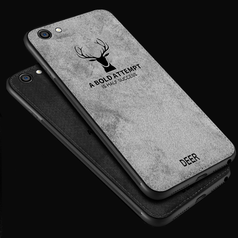 PC Skin cover elk deer New Creative canvas Phone Case Shockproof for OPPO A59