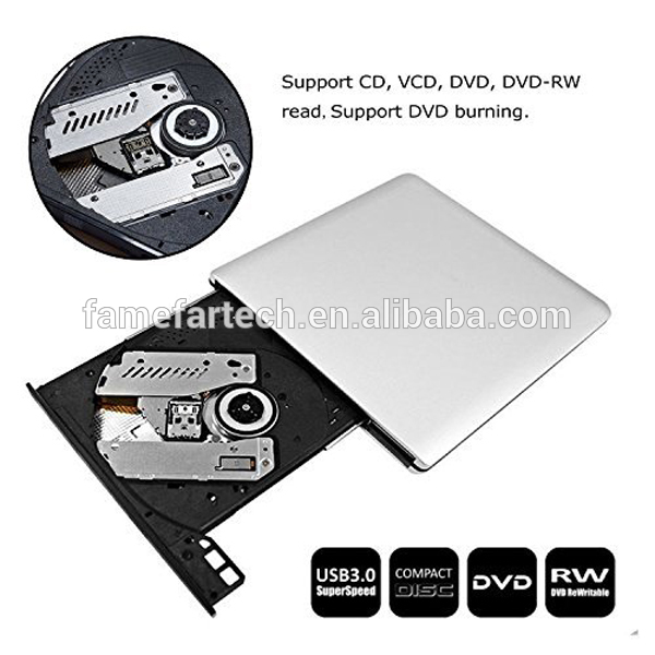 Super Slim USB3.0 External DVDRW / External Slim Super Multi DVDRW Drive CDR/RW Drive