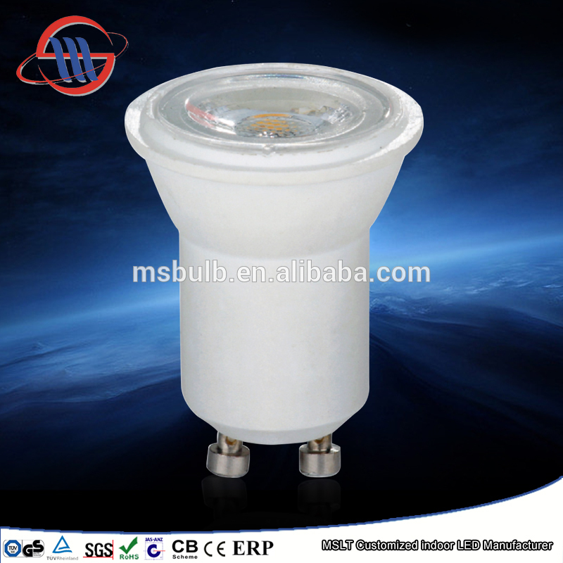 CE ROHS certificate MR11 GU10 3W led spotlight 110-240v