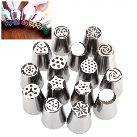 Russian Tulip Icing Piping Nozzles Pastry Flower Cupcake Baking Tips