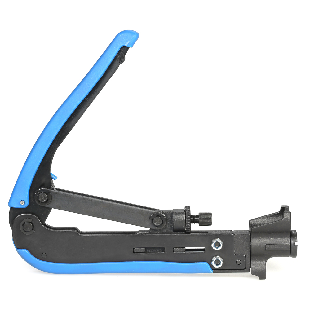 Adjustable Coax Cable Crimper Stripper Compression Hand Tool Coaxial Compression Plier Crimping Tools for F RG59 RG6 RG11