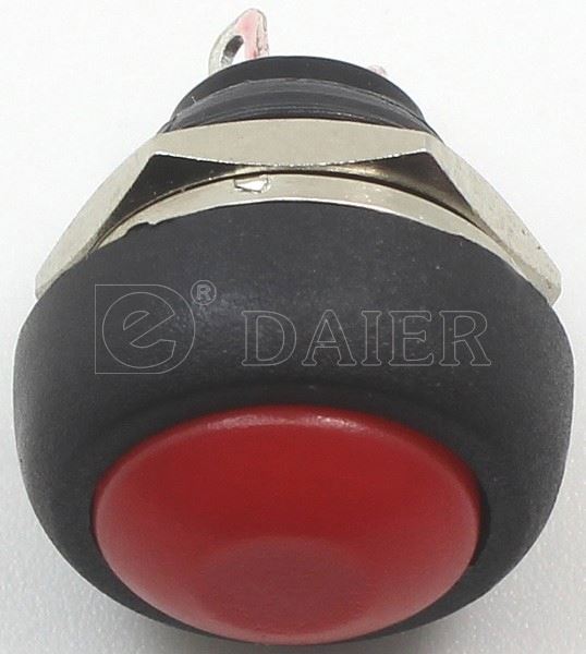 China 12mm Momentary Normally Open Spst Push Button Switch