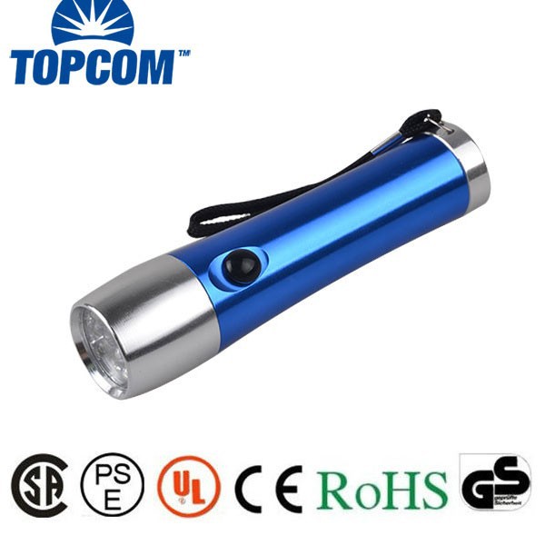 LE super bright LED flashlight handheld sky-blue 14 led flashlight