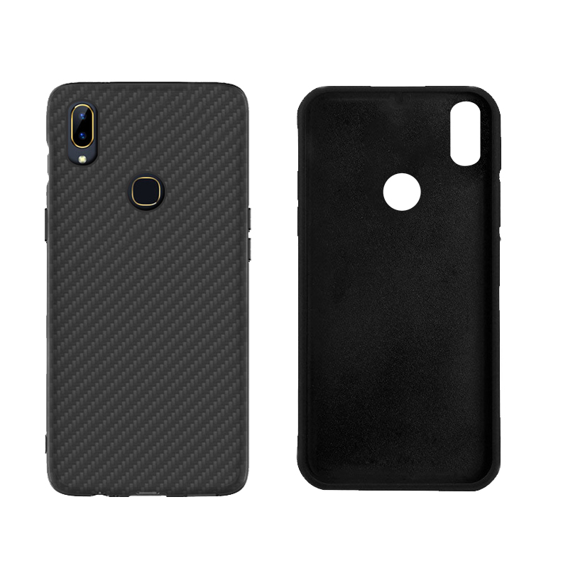 Premium Carbon Fiber  Case Full Sides Protective Shell Back shockproof Cover Design For Vivo Y89
