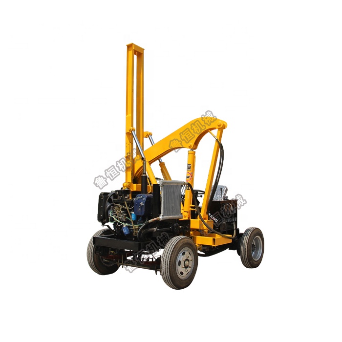 vibrating guardrail pile driver hammer