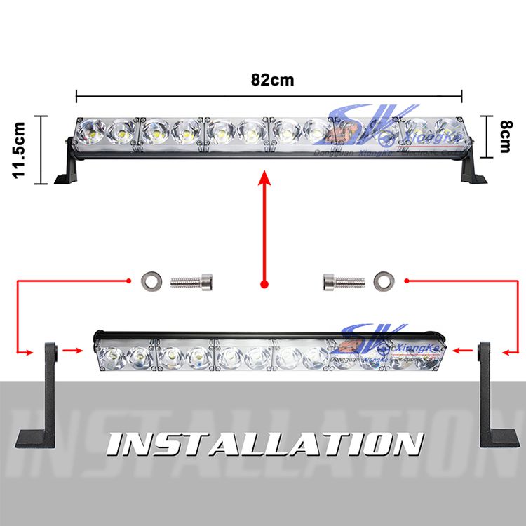 Factory cheap 32inch 240W 8D LED Light Bar Spot Off Road For SUV ATV UTV Jeep Work lamp