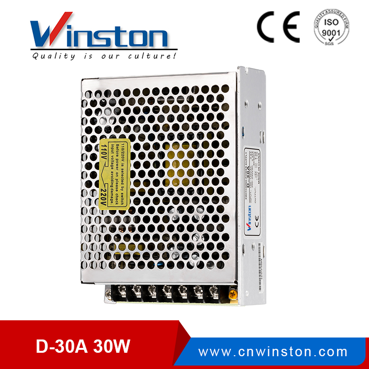 China Supplier D- 30W Dual 0-4A 5V 12V 24V Industrial Power Supply