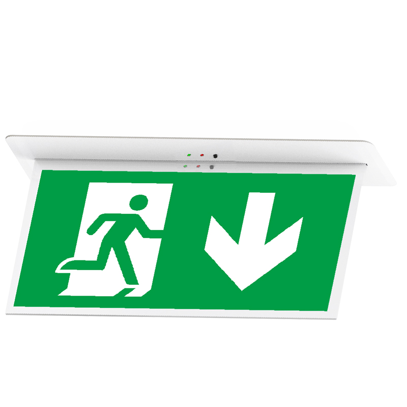 Double Sided Green Led Emergency Exit Sign