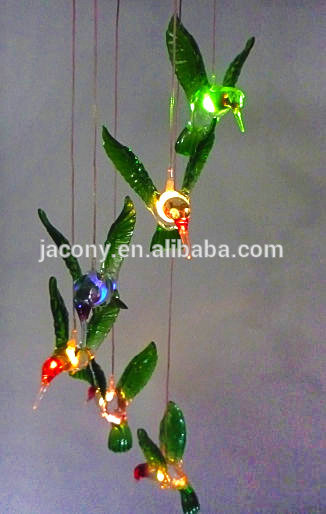 Hummingbird Wind Chime Garden Lights solar garden led (JL-2640G)