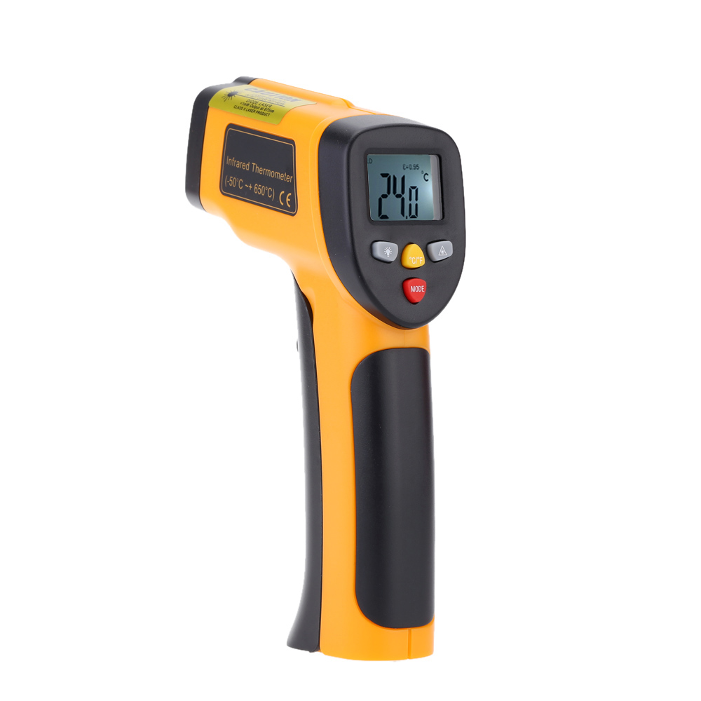Professional Non-contact Digital Infrared Thermometer IR Temperature Laser Gun Diagnostic-tool Tester Pyrometer Range -55~650C