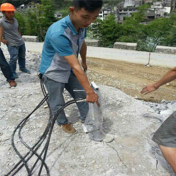 diesel paving stones splitting machine for mining