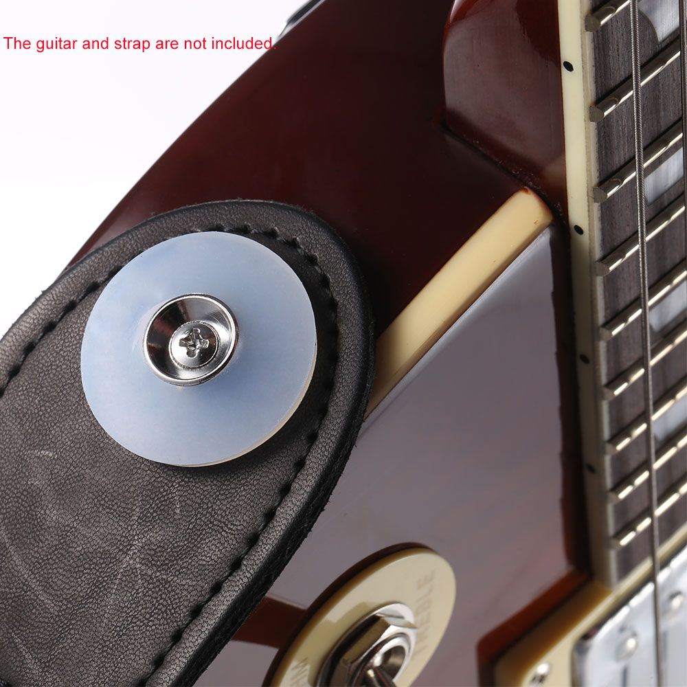Bass Guitar Strap Rubber Locks Blocks High Quality Guitar Strap Locks Guitar Parts & Accessories