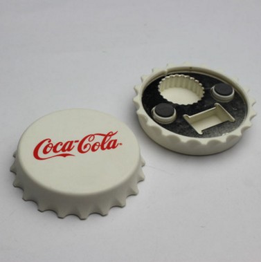 fridge magnet bottle cap shape opener promotional gift