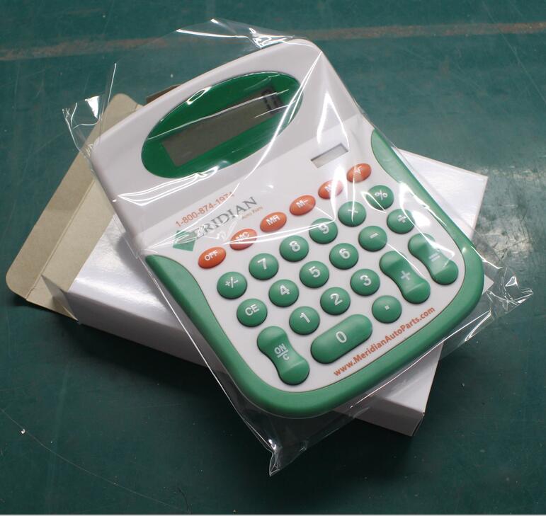 Plastic office use promotional 8 - digit big display desktop calculator