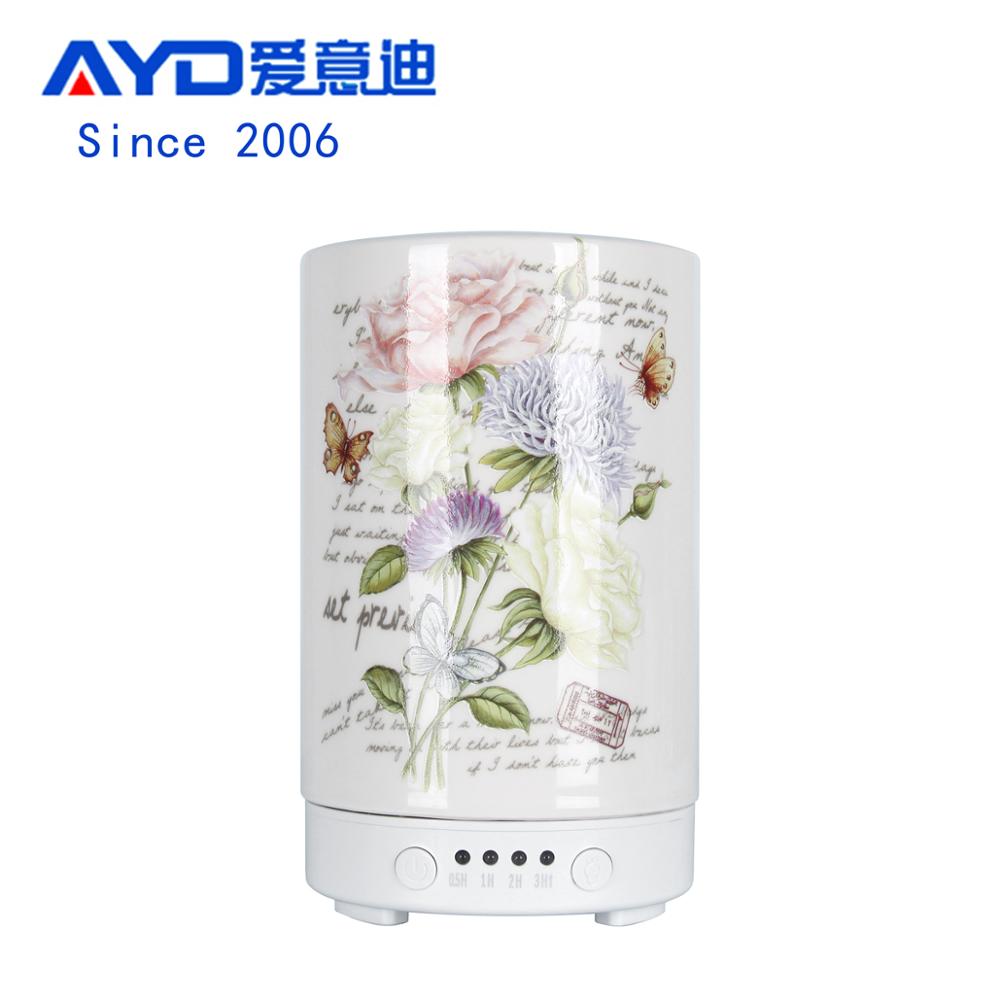 2020 Fragrance Diffuser Plaster Porcelain Ceramic Flower Oil Diffuser