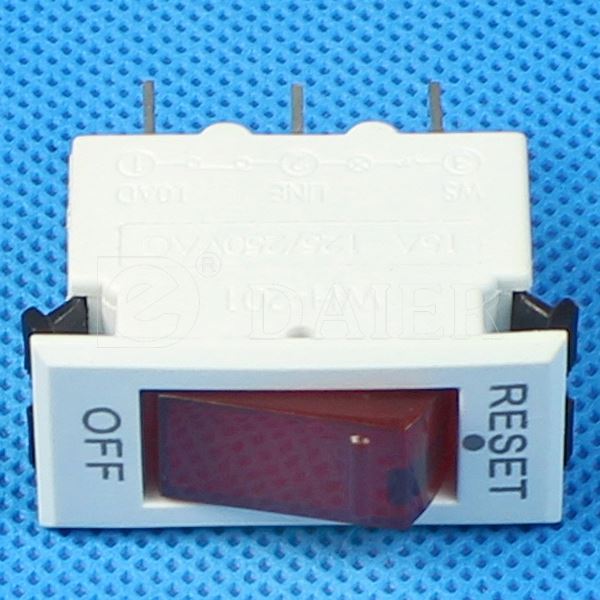 20A 32VDC Rocker Type 3 Pin Plastic Temperature Protection Switch