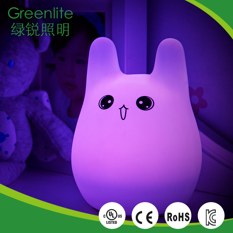 New design decorative 3d color changing mini led night light lamp for kids