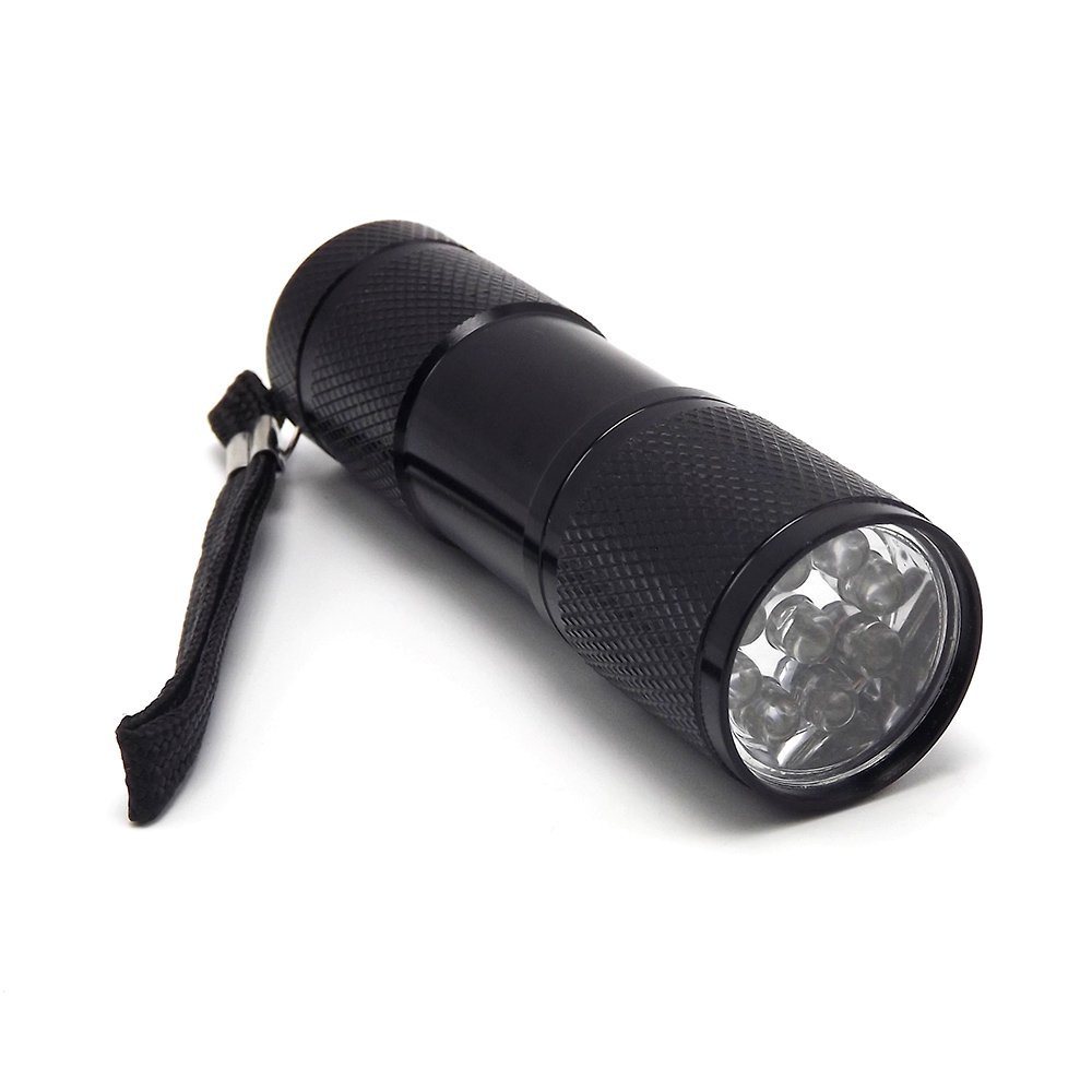 Aluminum 9 LED Light 3 AAA Battery Portable Small Flashlight
