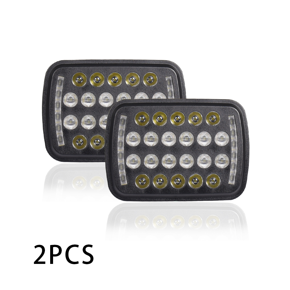 top selling 105w cool white 7x6 square led headlight with cars or trucks