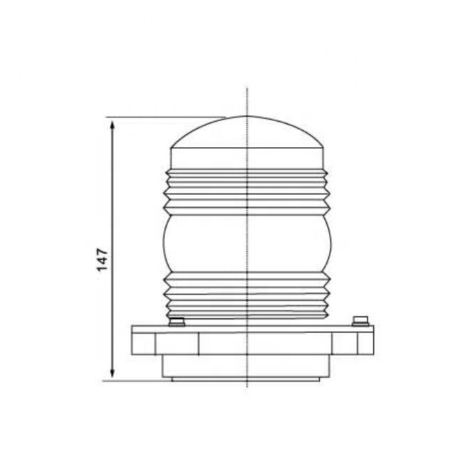 CXH6-3 25W led light marine navigation light