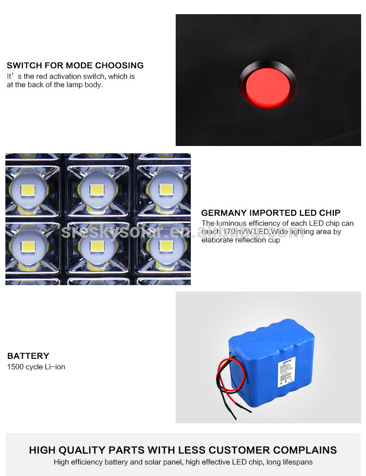 Multifunction Solar Product LED lighting Solar Led Flood light With Solar Panel