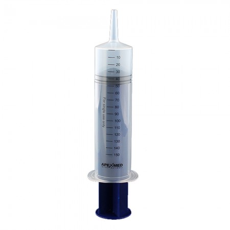 150ml Plastic Reusable Syringe for Nutrient Measurement Tube