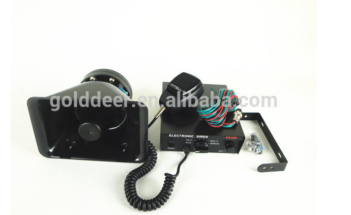 PA system100W siren Police Electronic Siren for Car (PA300)