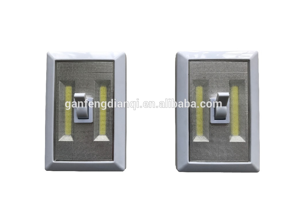 Battery powered COB light cordless cob led switch light