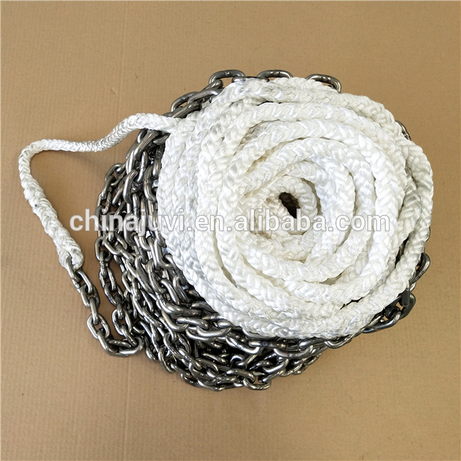 3 strand rope with galvanized stainless steel 316 boat anchor key chain manufacturer