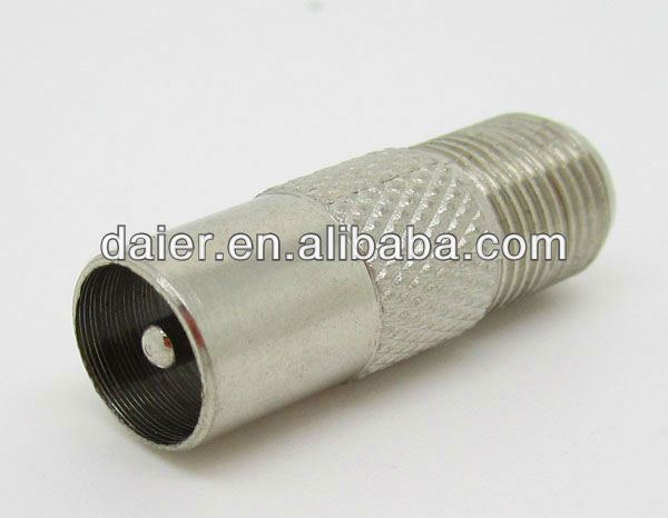High Quality adapter f connector F female to tv male