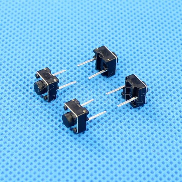 50mA Plastic PCB Terminal Tactile Switch 6X6 2 Pin KFC Tact Switch