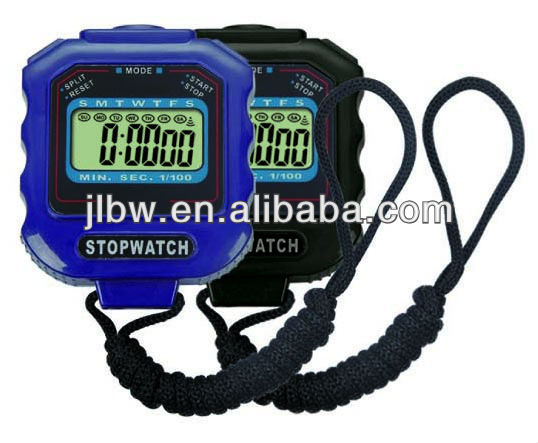 Professional Mini Digital Stopwatch Handheld with Chain