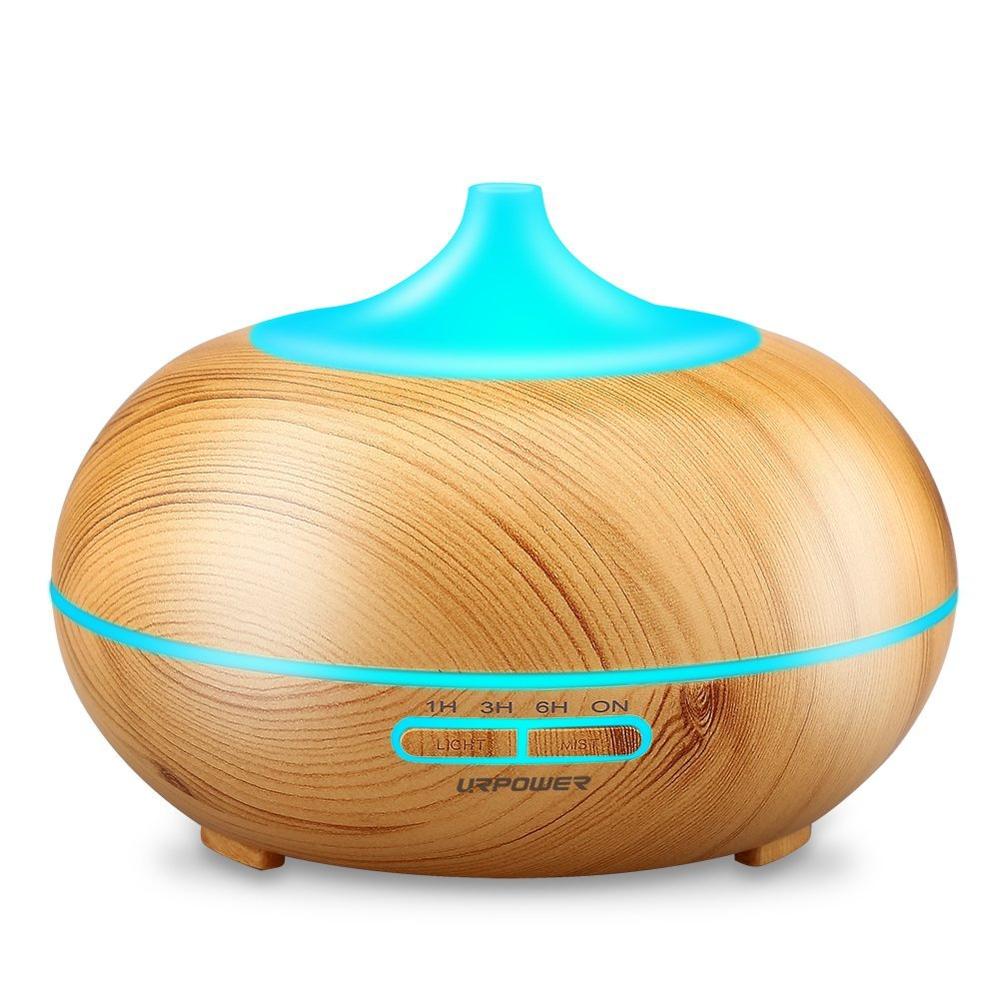 400ml Essential Oil Diffuser Humidifier Air Purifier Upgraded 7 Color LED lights