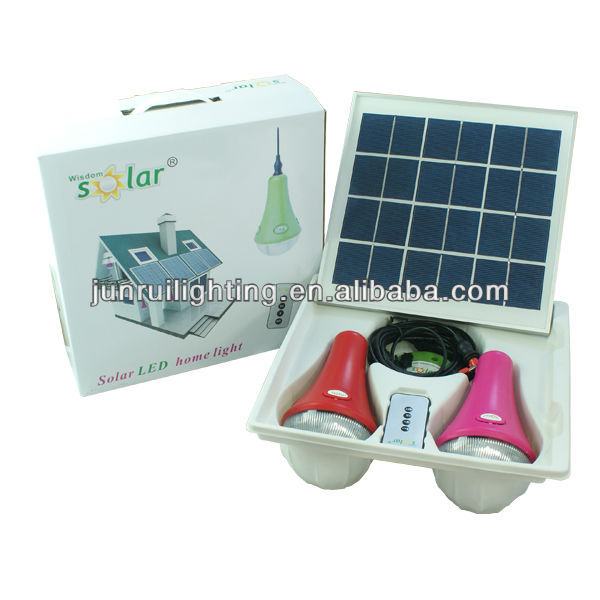 Cheap portable solar lighting system for indoor,solar power emergency light,mini solar light kits( JR-CGY3-12W )