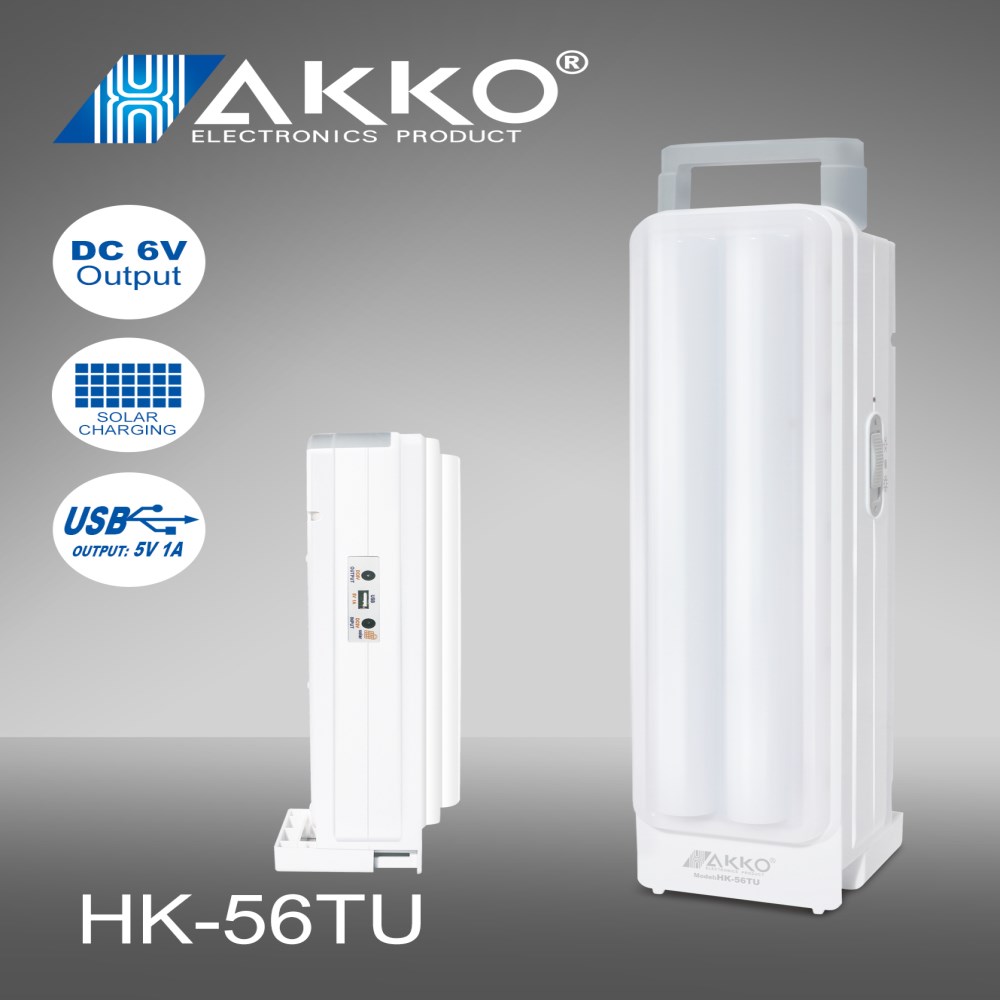 Portable fluorescent tubes rechargeable emergency light