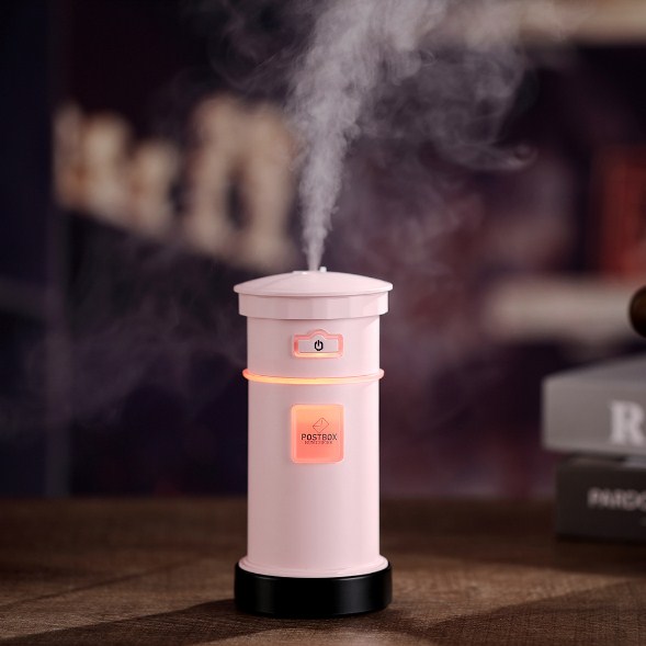 Creative Retro Postbox Aroma Diffuser 200ml Sparoom Humidifier Mini Oil  Portable Mute Purifier